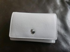 LLOYD BAKER London designer Grey Genuine LEATHER wallet