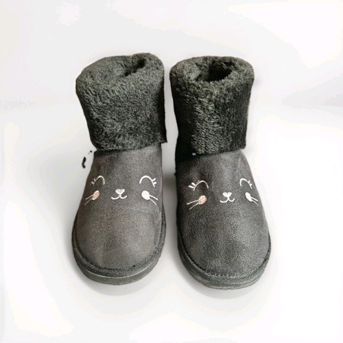 Girls black cat - black, boot