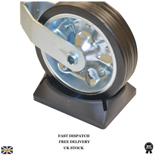 Caravan jockey wheel - caravan, block