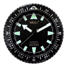 GMT Sub Style Clock Glow in