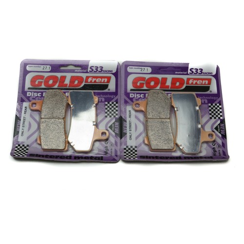 Goldfren s33 brake pads - goldfren, front