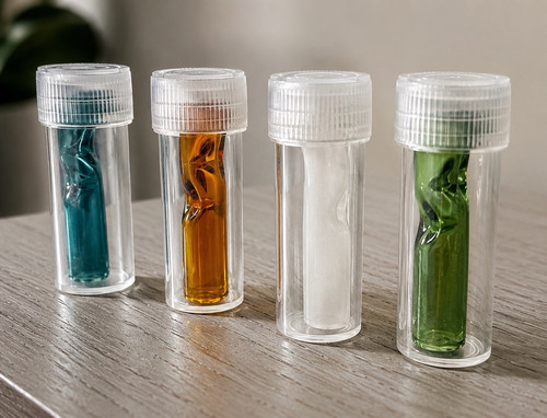 Mixed colour glass cigarette - glass,