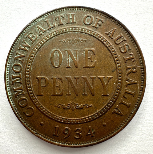 1934 george australia - 1934, v