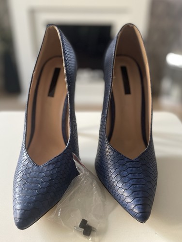 Lost ink navy blue snakeskin - ink,