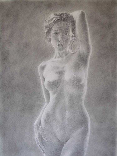 Large pencil drawing - , of