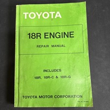 TOYOTA 18R 2.0L ENGINE (REF CELICA Mk1 Mk2 HILUX N20 N30) FACTORY REPAIR MANUAL