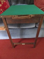 Antique folding 'lap' card table WW1 St dunstan's war blinded soldier - V RARE