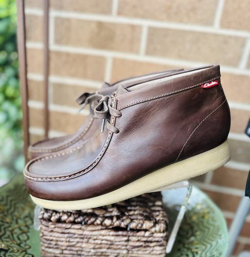 Clarks wallabee brown leather - clarks,