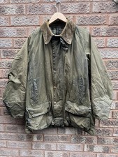 Barbour Beaufort Vintage Wax Jacket Olive C42/107cm, Large