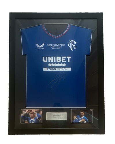 James tavernier signed rangers - tavernier,