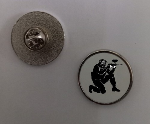 Paintball pin badge - 2.4, cm