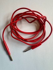 Spare Sterex Red Cable for Indifference Electrode (3mm BLACK SOCKET ON MACHINE)