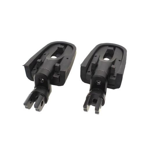 Motorcycle front foot pegs - front,