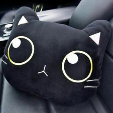 Cat Car Neck Pillow Cat Head Car Headrest Travel  Cushion Cat Seatbelt Shoulder
