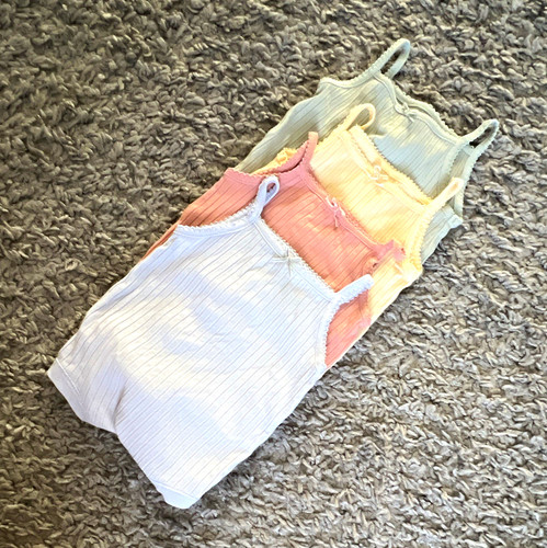 Pack ribbed sleeveless baby - ribbed,