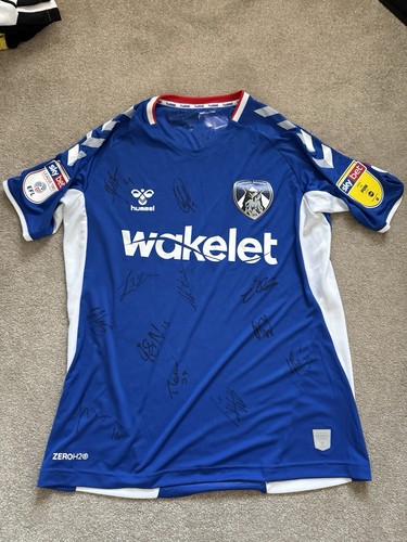 Oldham signed football shirt - football,