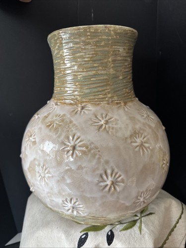 Dunelm pottery vase - pottery, large