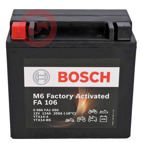 Bosch battery ytx14 bmw s - battery,