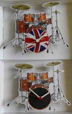 DRUM KIT WALL CLOCK.NEW &