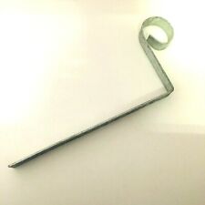 Scroll End Hip Iron Galvanized Steel Slate/Tile Roof- 12" x 6" x 1"