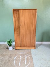 Vintage Uniflex Teak Wardrobe Single Cupboard Mid Century Modern Bedroom 