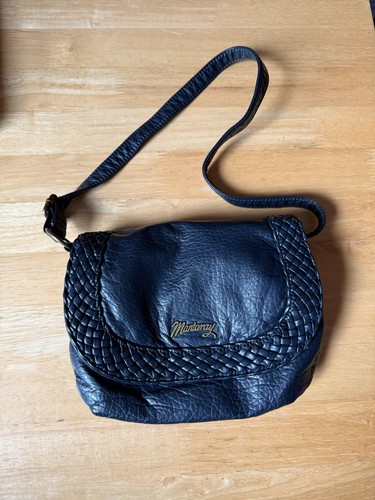 Mantaray shoulder bag - shoulder, black