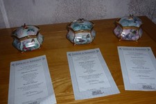 3 x VINTAGE MUSIC BOXES ARDLEIGH ELLIOTT LENA LIU LIMITED EDITION EX CONDITION