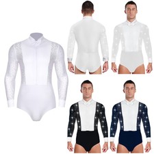 Mens Shiny Latin Ballet Dance