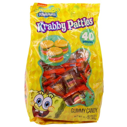 Spongebob krabby patty gummy - krabby,