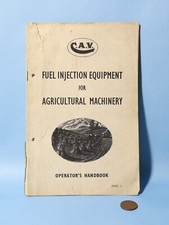 Vintage C.A.V. Fuel Injection
