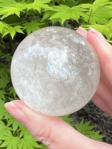 Clear quartz crystal ball aaa - quartz,