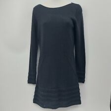 M&S Per Una 8 Jumper Dress Black subtle sparkle long sleeve RRP£39.50 cosy