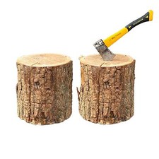 2 Firewood Chopping Blocks
