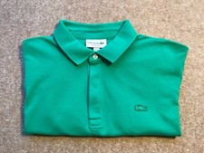 LACOSTE POLO SHIRT GREEN. SIZE