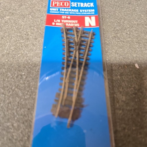 Peco left hand point - left, 9"