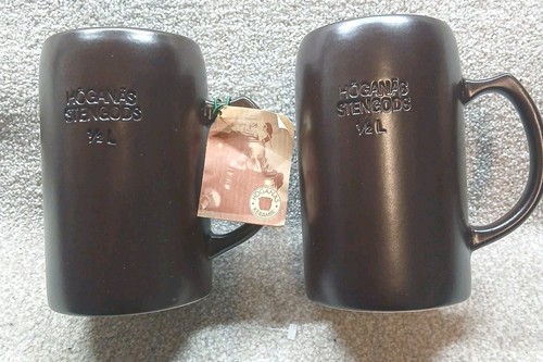 Hoganas keramik brown steins - hoganas,