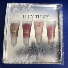 LANCOME Juicy Tubes  Boxed Gift Set  4 x 7ml Tubes Lip Gloss New & Unused