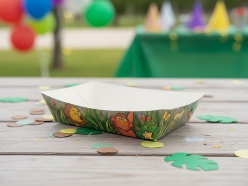 25x jungle kids food trays - kids,