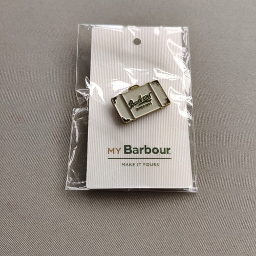 Barbour enamel lapel pin - enamel, ✔
