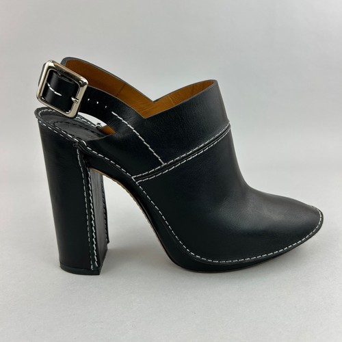 Chloe black leather slingback - chloe,