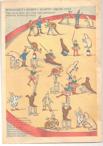Colorful vintage schoenhut - colorful,