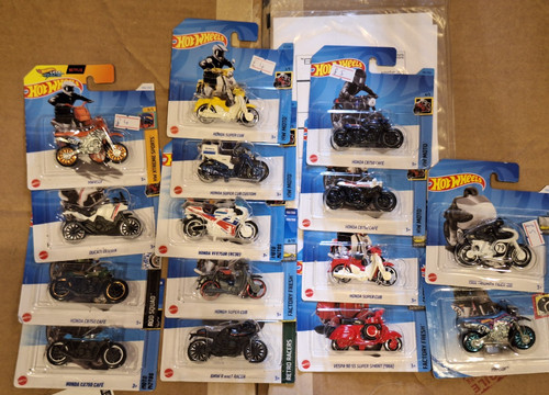 Hot wheels motorcycle job - hot,