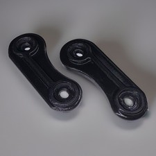Pair front trolley wheel - of,