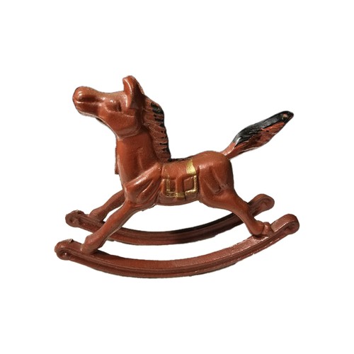 Vintage cast iron rocking - cast,