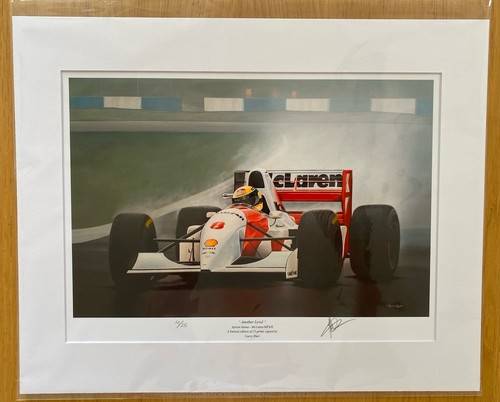 Senna donington 1993 print - donington, 1993.
