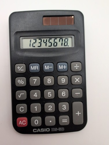Casio solar powered - hs-5d,