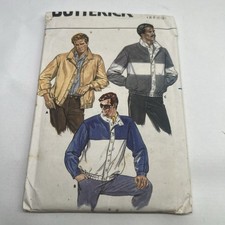 Butterick Sewing Pattern Vintage 1980’s Fashion Size XS, S, M. Men’s jackets