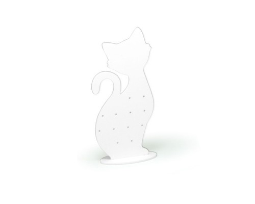 Cat earring holder display - cat,
