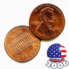 A USA 2006 ONE CENT 1¢ coin