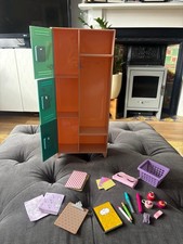 Our Generation Classroom Academy Locker Set for Dolls Accessories Included Vgc